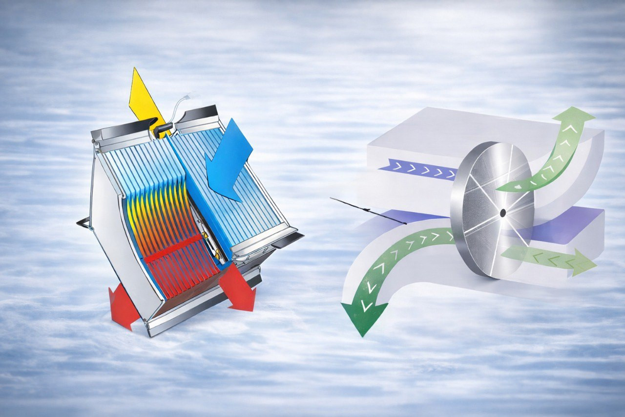 Роторный рекуператор ПВУ — стабильная работа при -30°C без обмерзания
