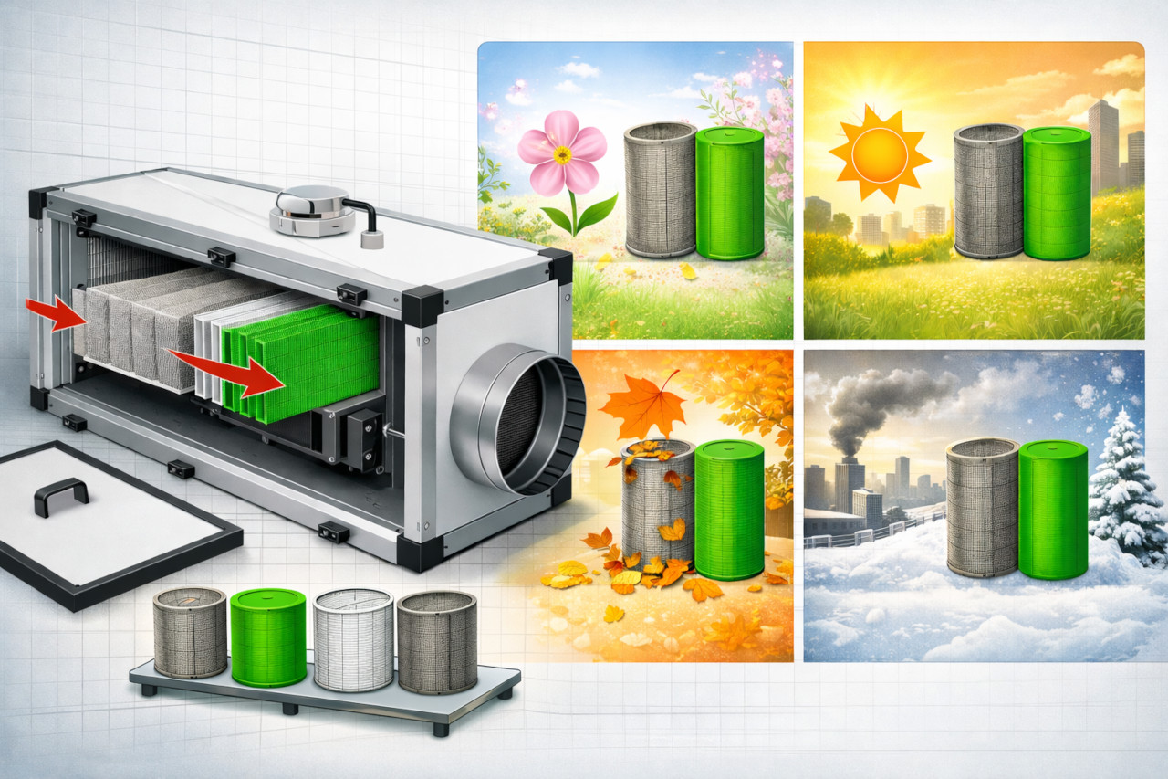 Замена фильтров в ПВУ: когда менять по сезонам