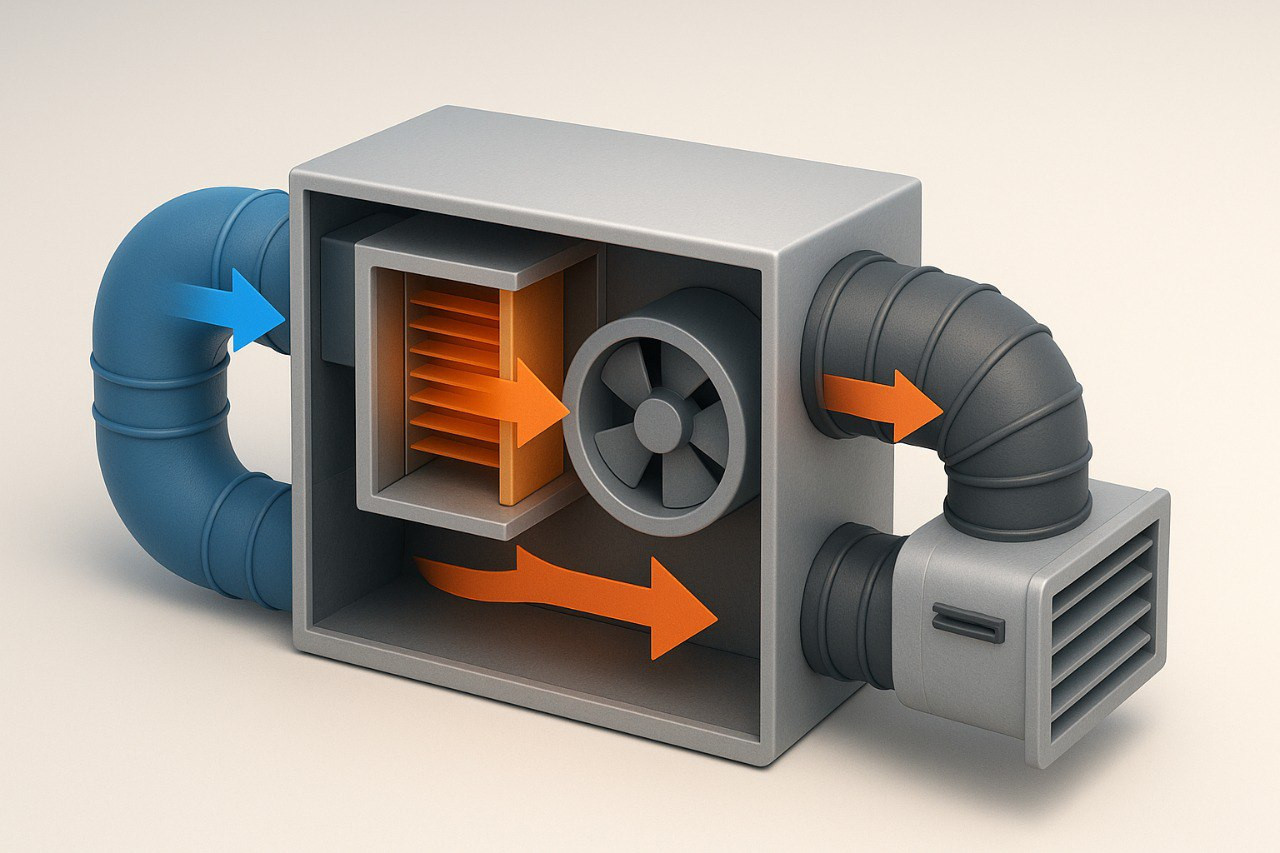 Вентиляция в частном доме: приточные и ПВУ с рекуперацией