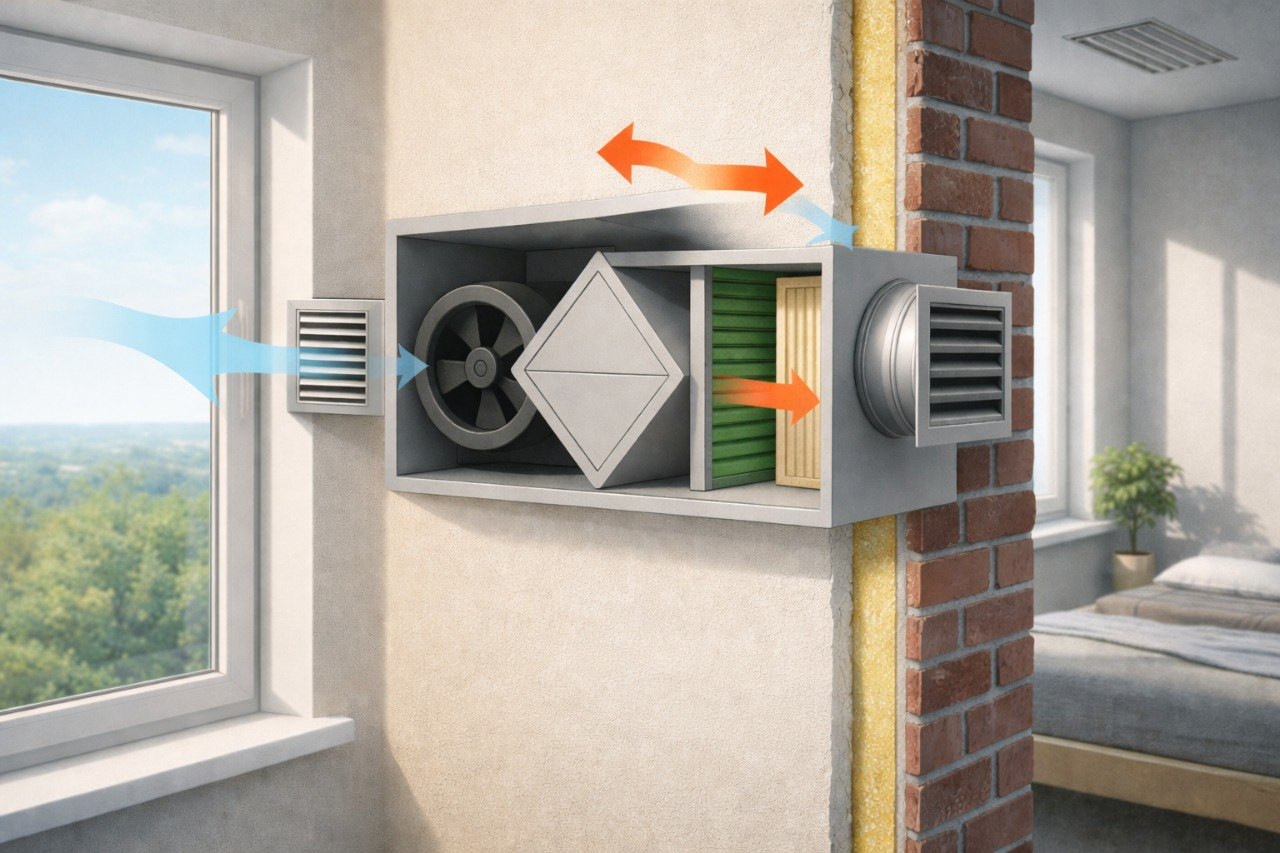 Настенная приточная установка: незаметный спасатель воздуха или дань моде в вентиляции?