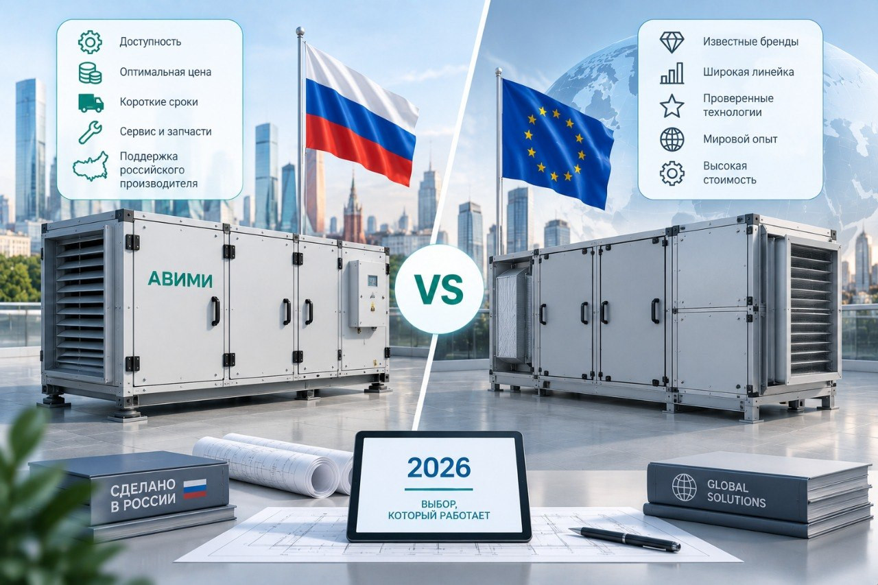 Российские вентиляционные установки АВИМИ vs импортные в 2026 году