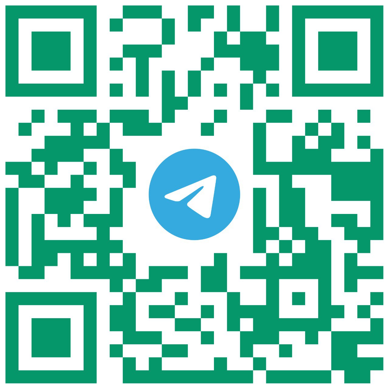 QR код для Telegram