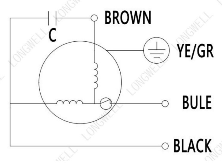 Схема подключения вентилятора в AVI PV E 3/220/400 Схема подключения вентилятора в AVI PV E 3/220/400